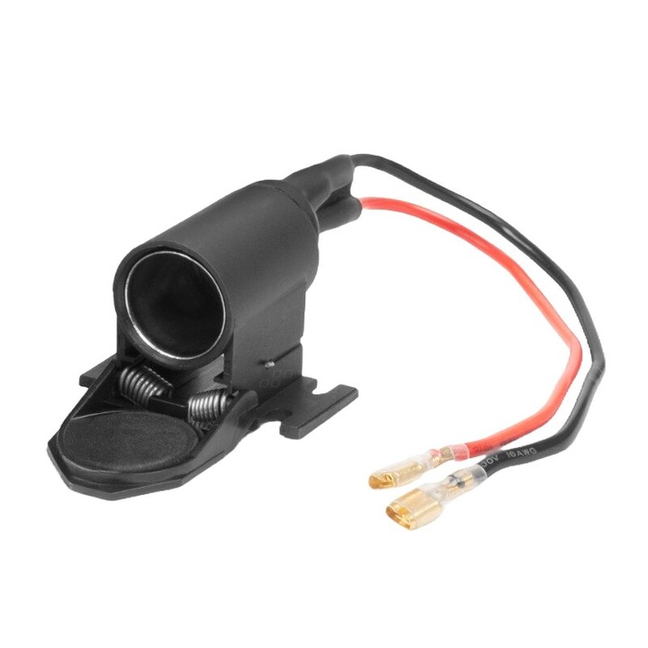 Букса за автомобилна запалка 12-24V, пружинна капачка, 04128 Amio