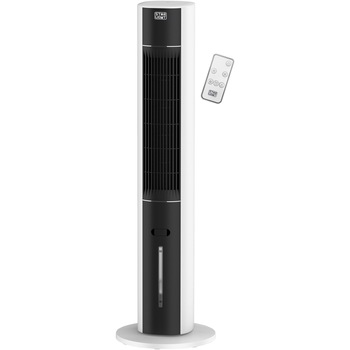 Ventilator turn Star-Light VTS-003, 60W, oscilatie, timer, telecomanda, alb+negru