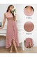 Rochie eleganta, model 70, roz, marimea M, BeryLove