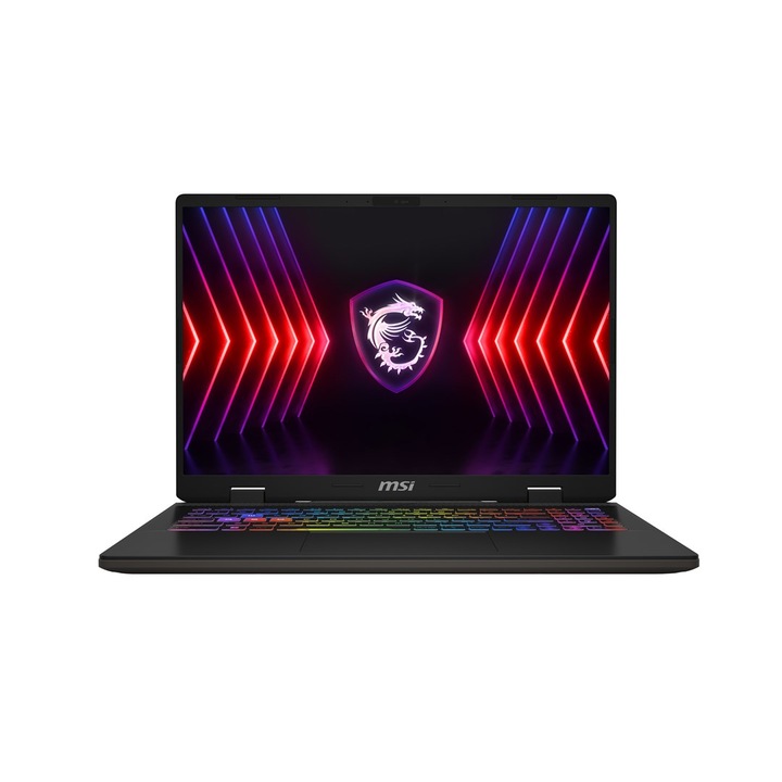 MSI Sword 16 HX Laptop, 16” Full HD+, Intel® Core™ i7 14650HX max. 5,2 GHz, 16 GB RAM DDR5 5600, 1 TB SSD, NVIDIA® GeForce® RTX 4060 8 GB, Free Dos, szürke
