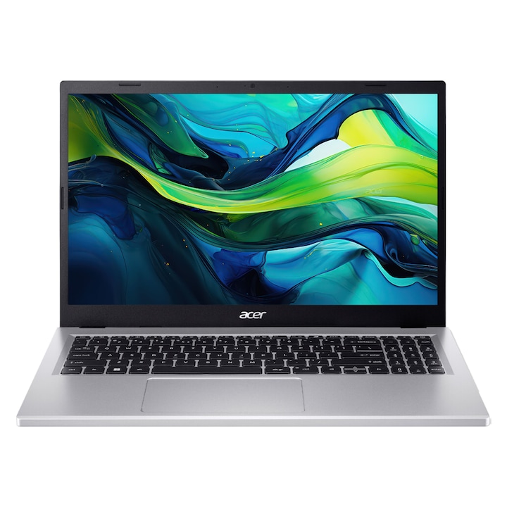 Лаптоп Acer Aspire Go 15 AG15-42P-R493, NX.J7XEX.002.8GB.250SSD, Windows 11 Pro, 15.6", AMD Ryzen 7 5825U (8-ядрен), AMD Radeon Graphics, 8 GB 4600 MHz DDR5, Сребрист