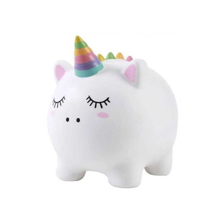 Pusculita, I-Total Unicorn, 18x15x16 cm, plastic, multicolor