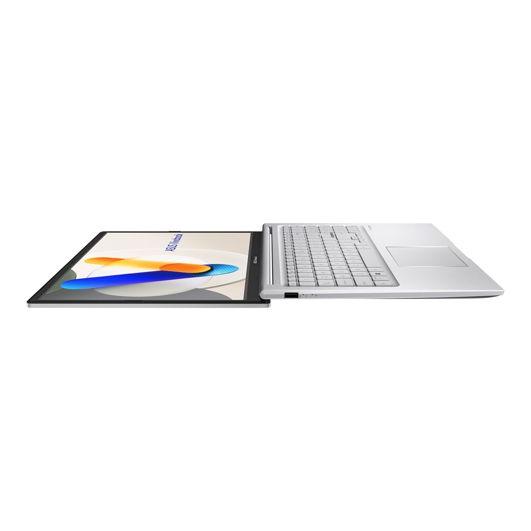 Laptop ASUS Vivobook 15, 15.6" Full HD, Intel® Core™ i3 1315U pana la 4.5 GHz, 8 GB RAM DDR4, 512 GB SSD, Intel UHD Graphics, Free Dos, Cool Silver 512 GB