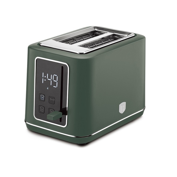 Prajitor de paine digital Berlinger Haus BH 9665, Verde mat, 870W