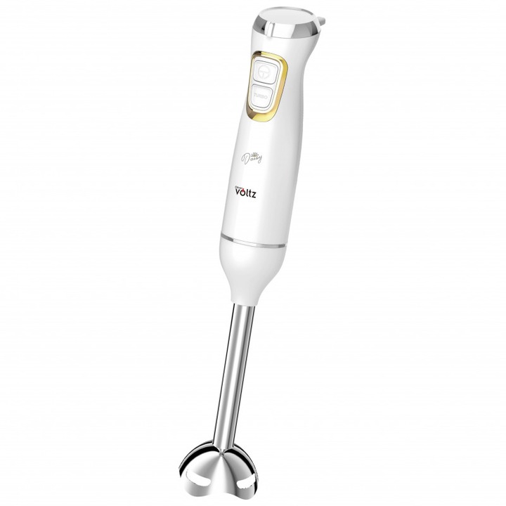 Пасатор Oliver Voltz Daisy OV51112W, 800W, 2 скорости, Стоманен накрайник, Бял