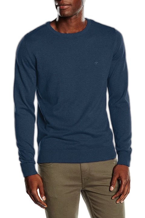 Мъжки памучен пуловер Tom Tailor, XXL, Син, 2XL