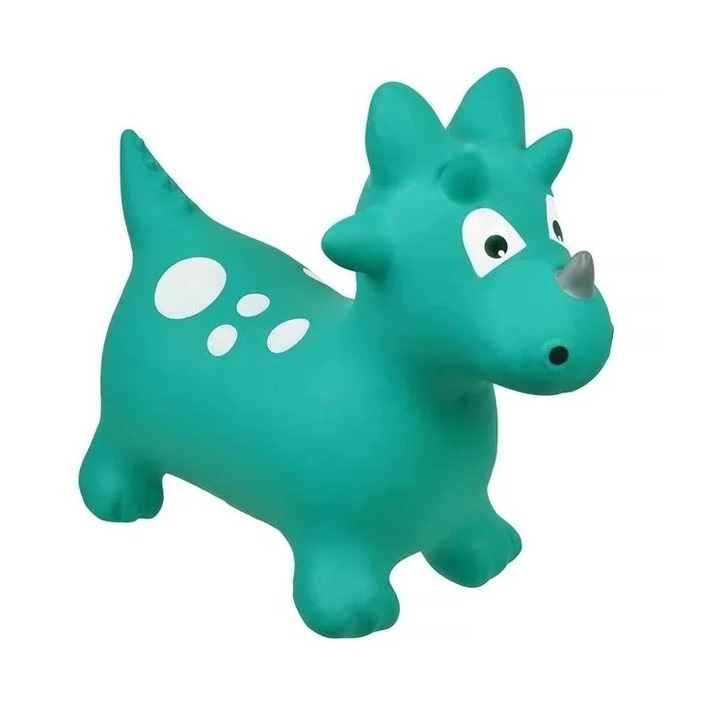 Hop Hop Hop, Zöld dinoszaurusz, PVC, 50 kg, 25x60cm