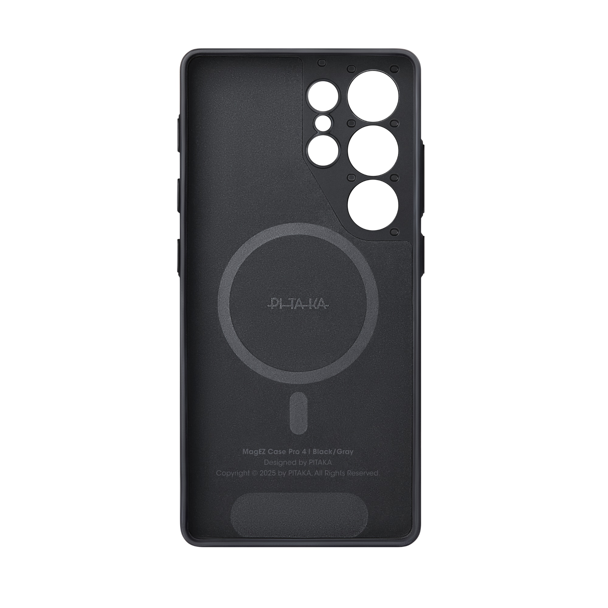 Husa de protectie Pitaka Galaxy S25 Ultra PinButton Case Black/Grey Plain