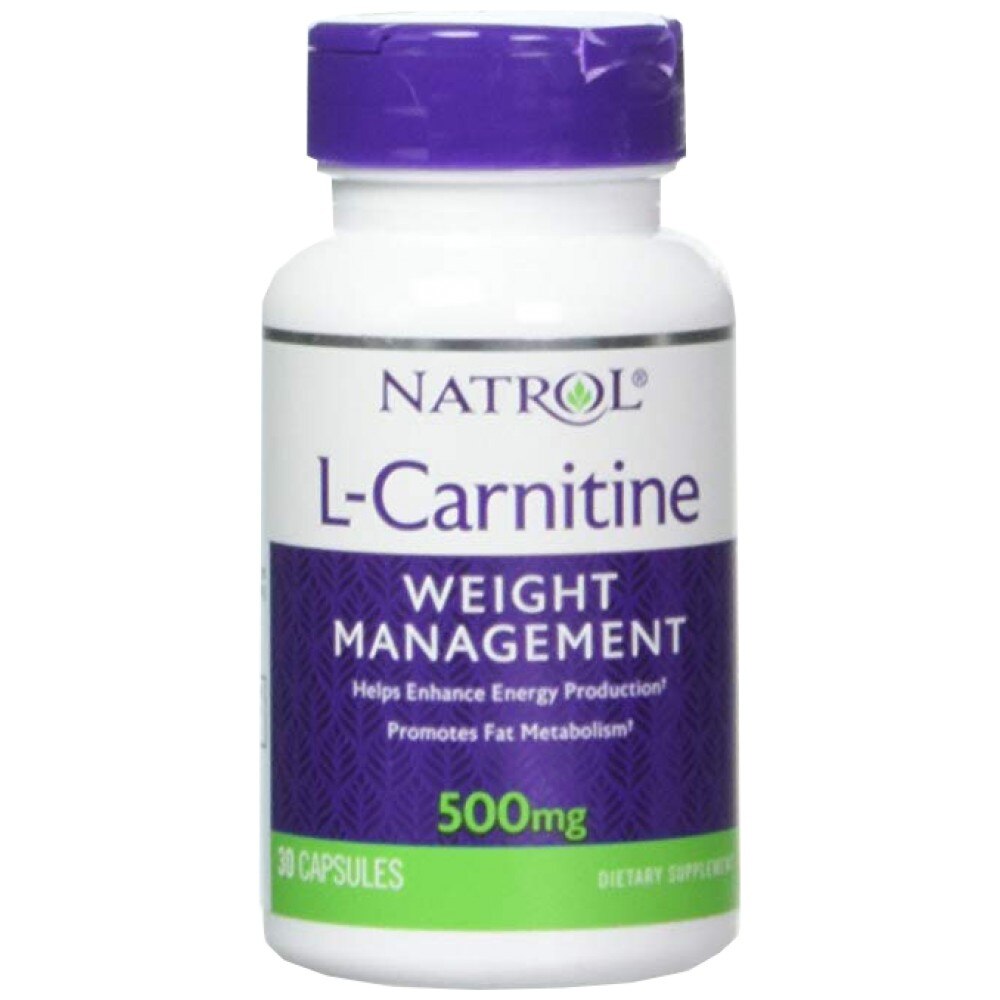 natrol l carnitine Хранителна добавка Natrol L-Carnitine 500 mg, 30 капсули