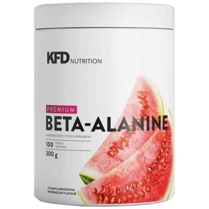 Хранителна добавка KFD Nutrition Premium Beta Alanine, Тропически Плодове, 300 грама