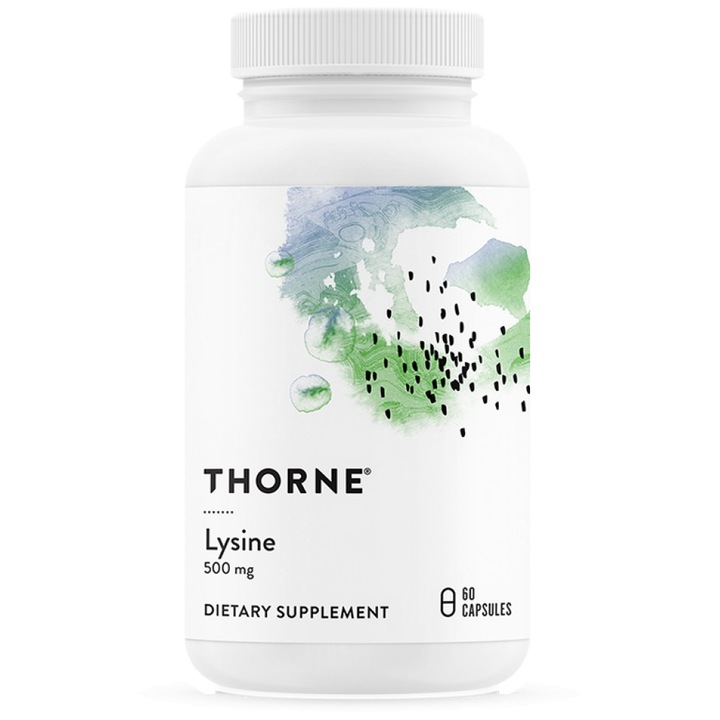 Хранителна добавка Thorne L-Lysine 500 mg, 60 капсули