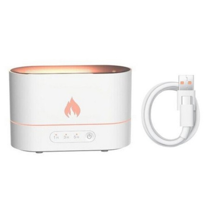 Difuzor aroma SIKS® umidificator 400 ml, lampa de proiecte, turcoaz