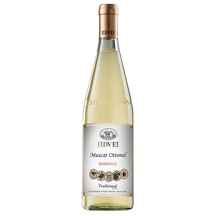 Бяло вино, полусладко, Мускат Отонел, Традиционно, Джидвей, 0.75l