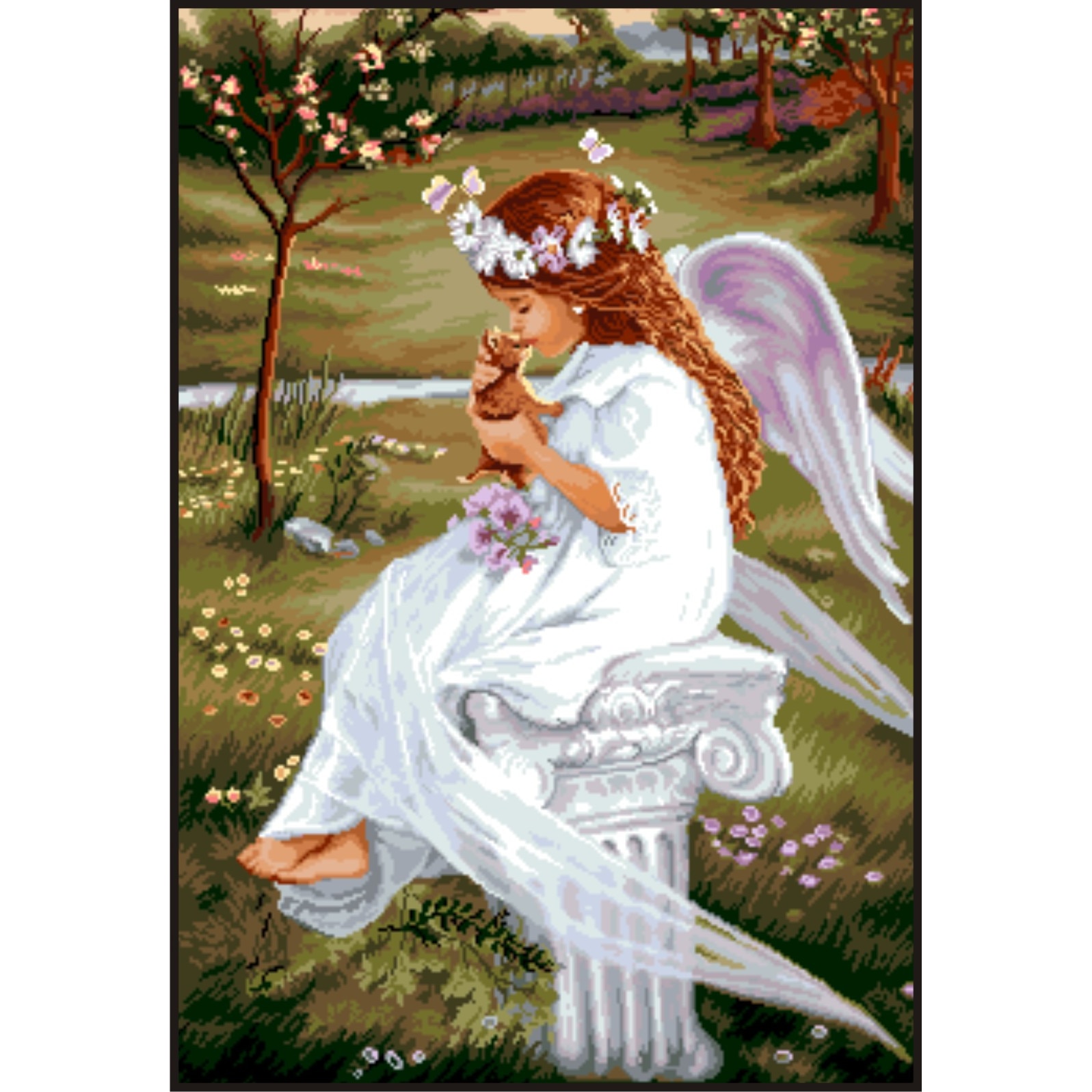 Eden - kit goblen cu panza imprimata