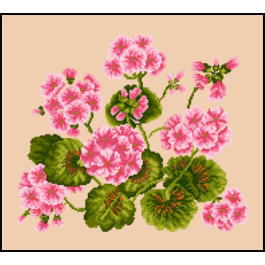 Muscate - kit goblen cu diagrama color