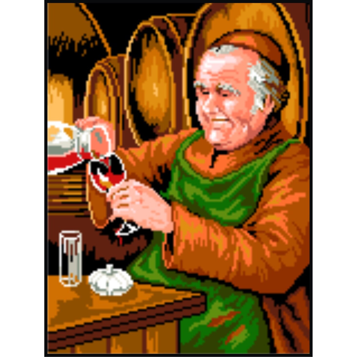 Pivnicerul - kit goblen cu diagrama color