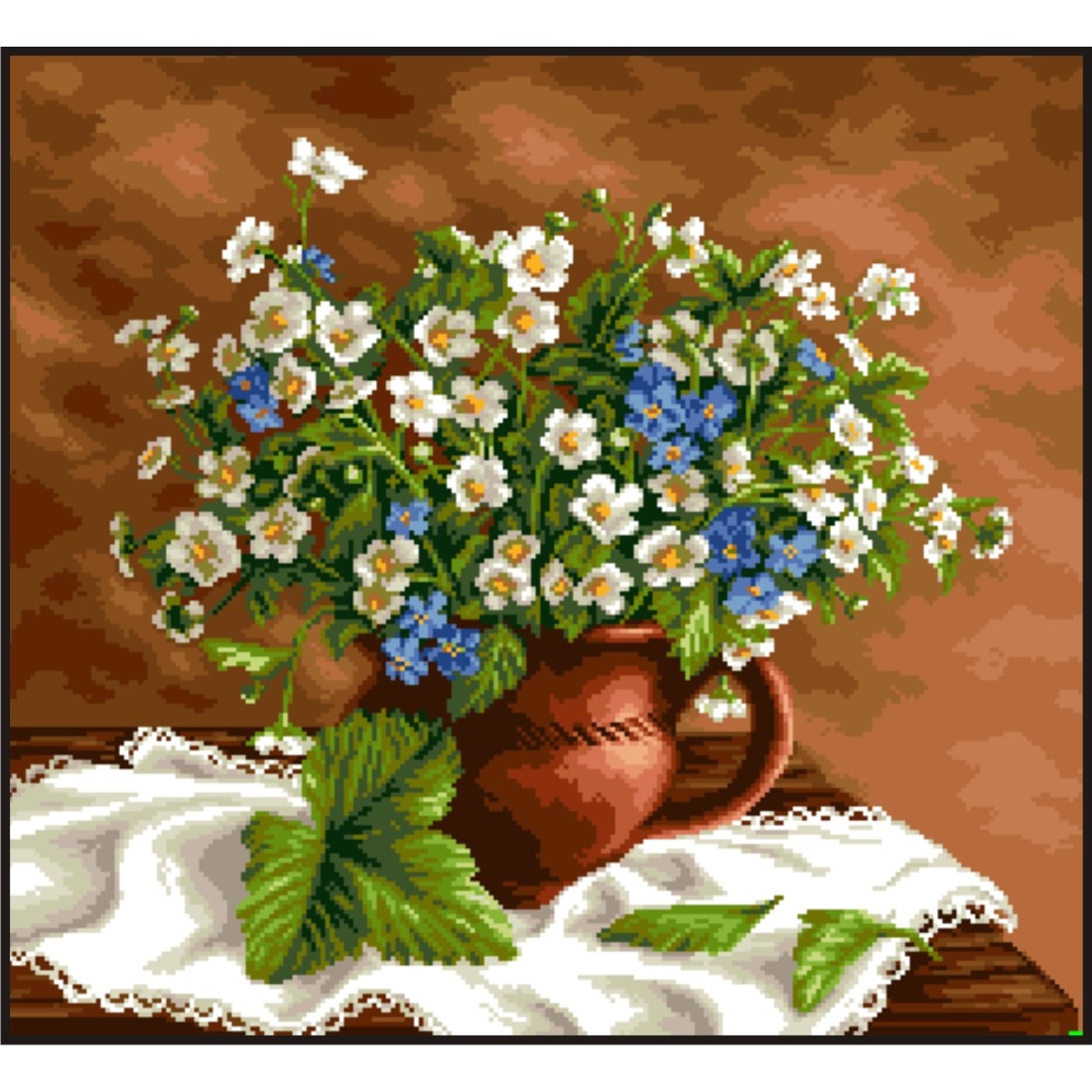 Parfum de fragi - kit goblen cu diagrama color