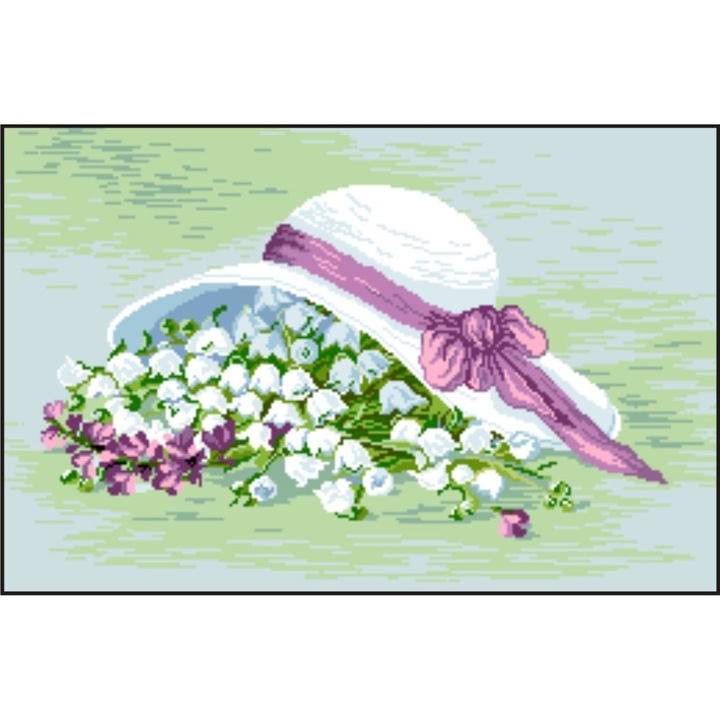 Parfum de lacramioare - kit goblen cu diagrama color