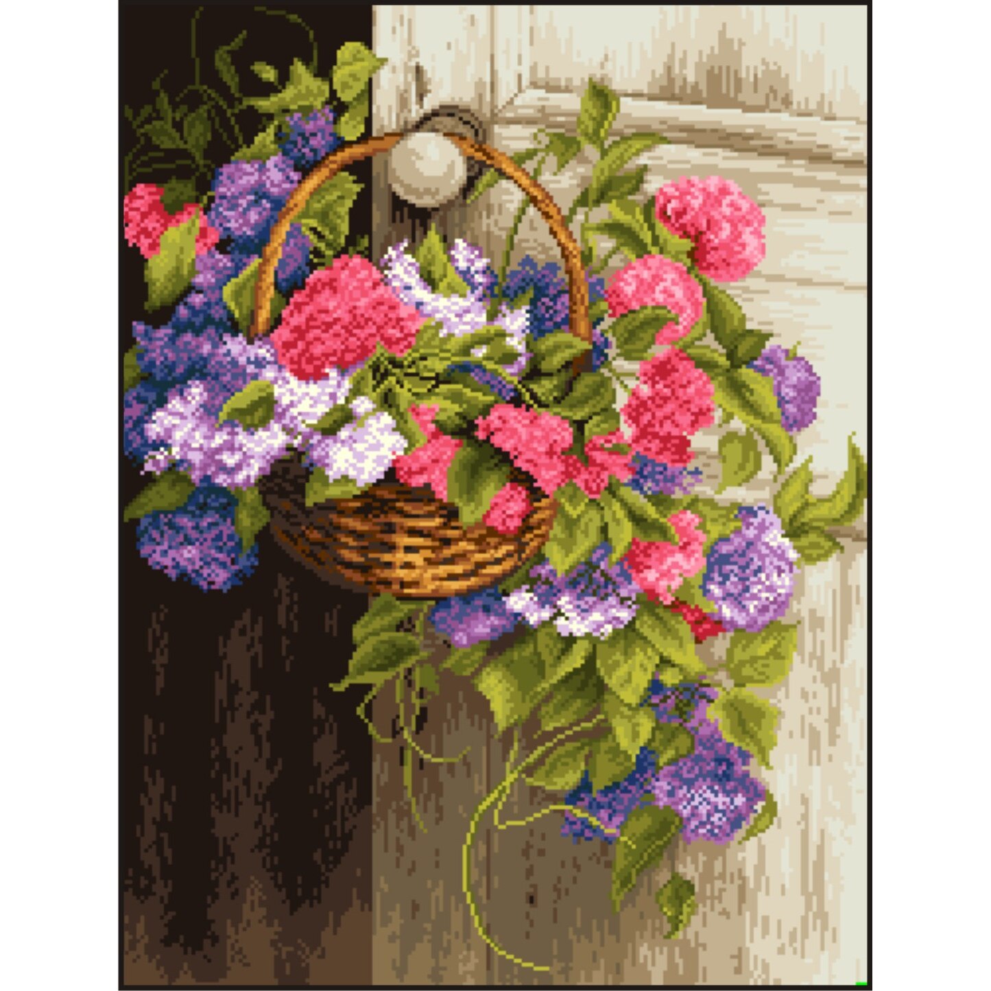 Bulgari de culoare - kit goblen cu diagrama color