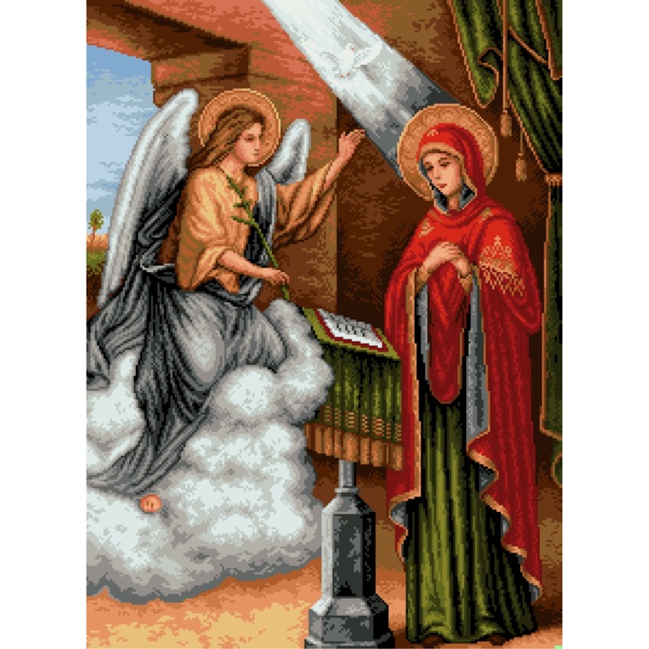 Bunavestire - kit goblen cu diagrama color