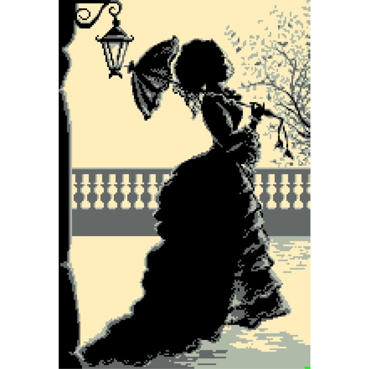 Milady - kit goblen cu diagrama color