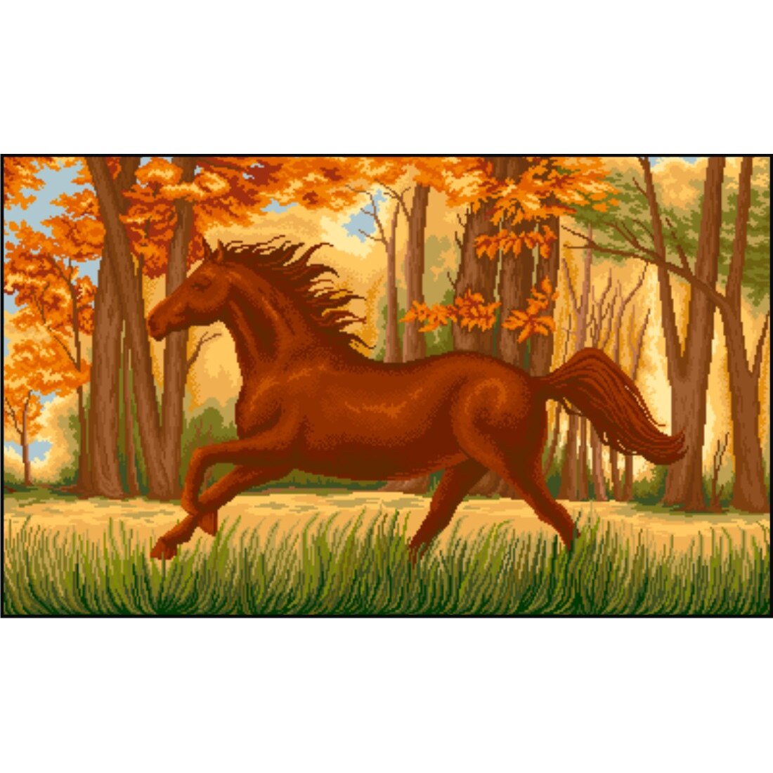 Roibu - kit goblen cu diagrama color