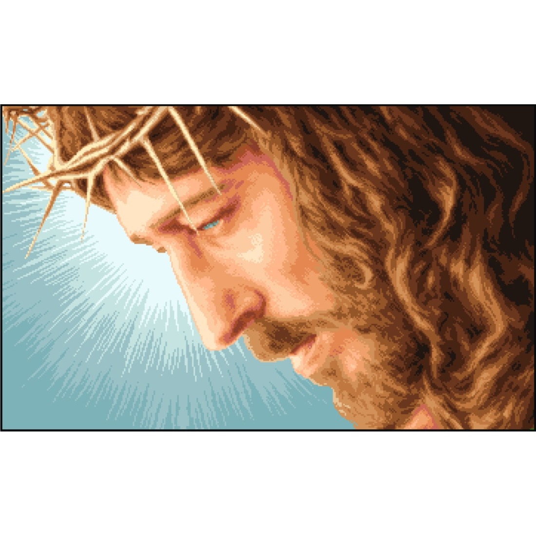 Christ - kit goblen cu panza imprimata