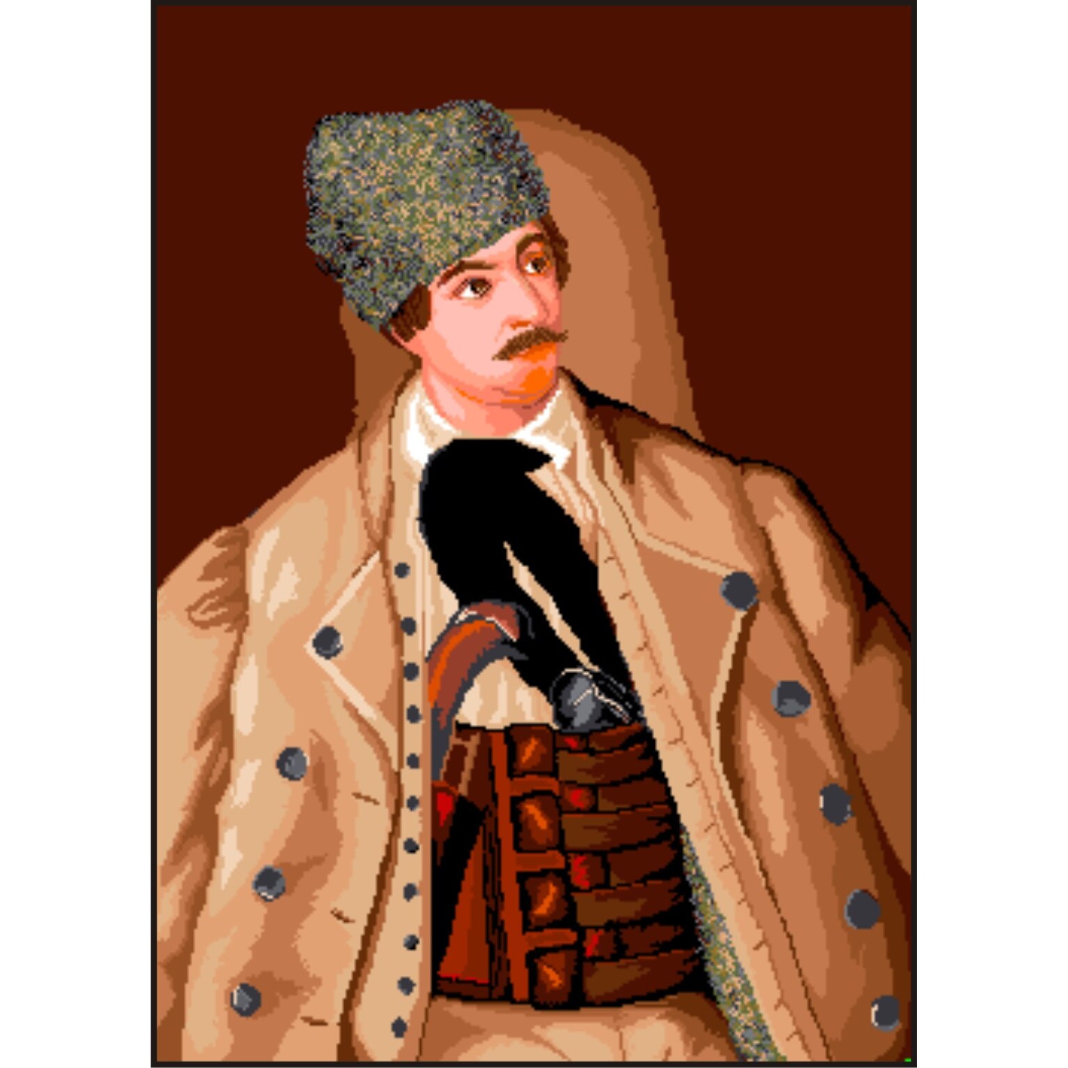 Avram Iancu - kit goblen cu panza imprimata