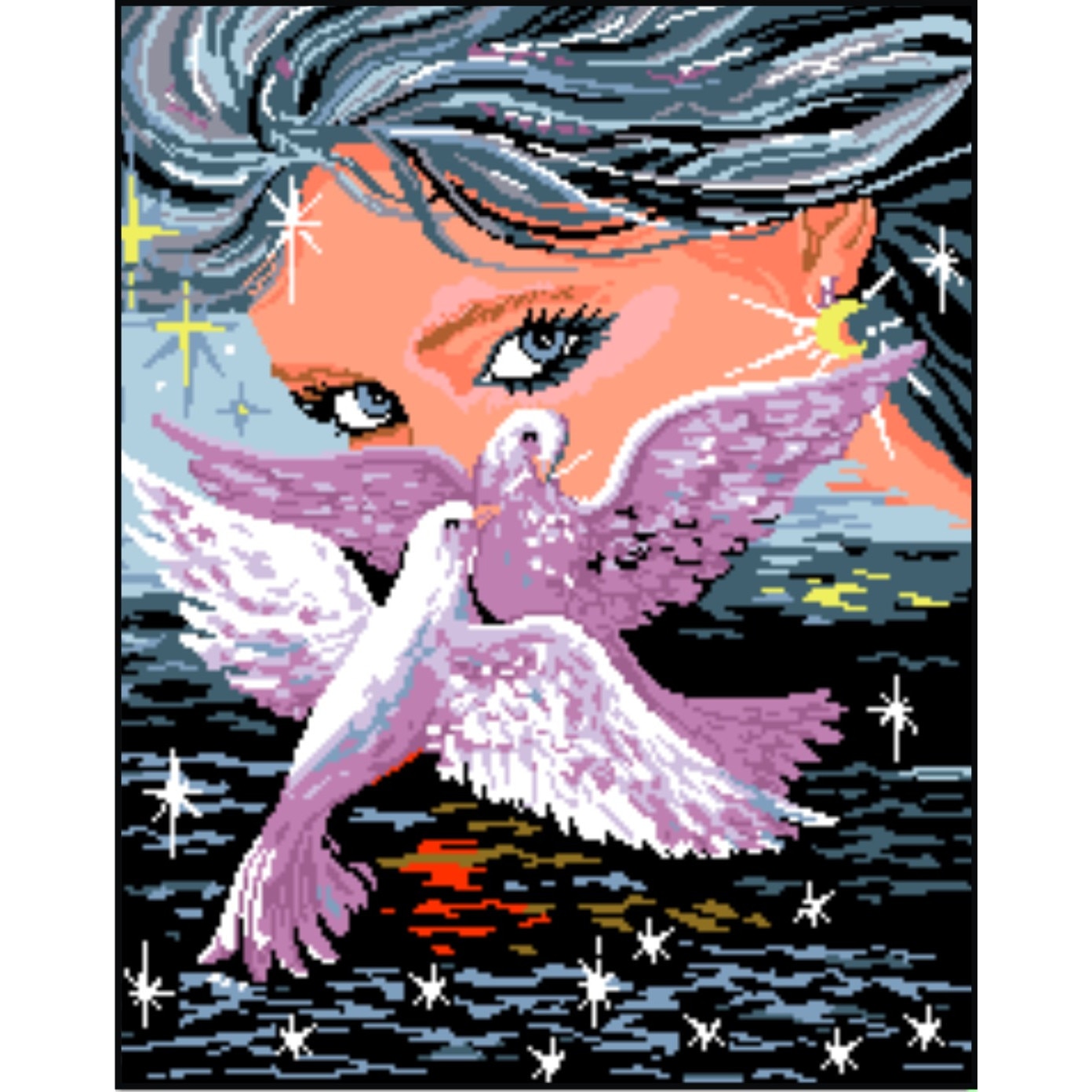 Magie - kit goblen cu diagrama color