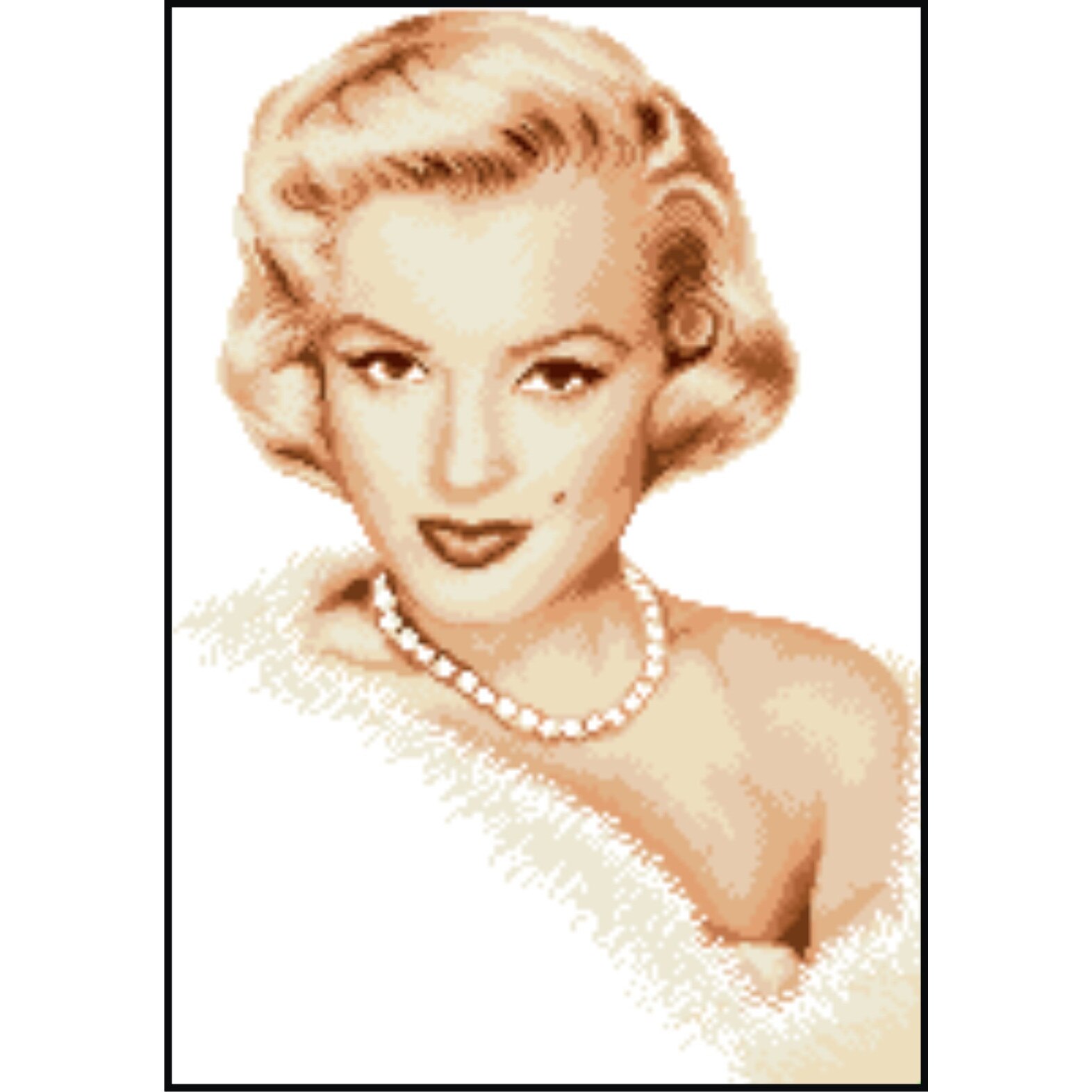 Marilyn - kit goblen cu panza imprimata