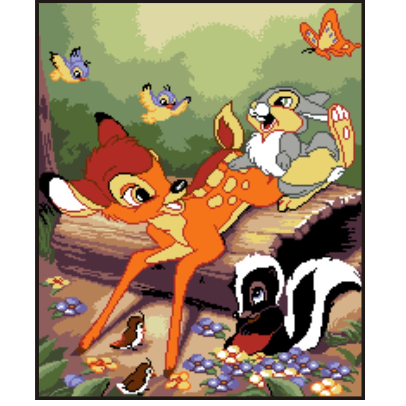 Amicii mei - kit goblen cu diagrama color