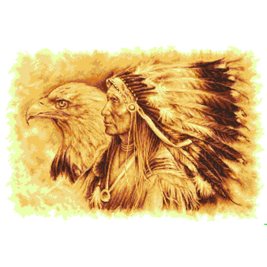 Marele Spirit - kit goblen cu panza imprimata