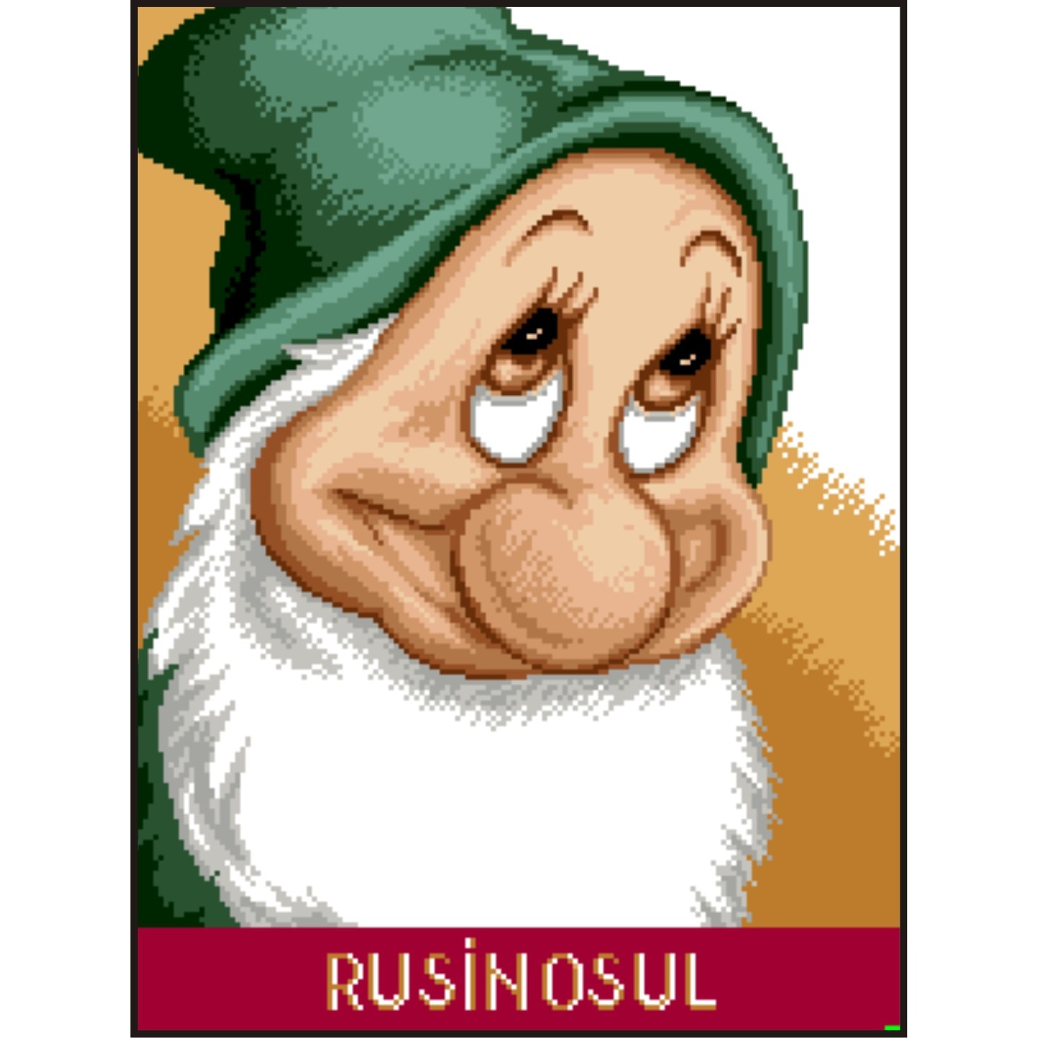 Rusinosul - kit goblen cu diagrama color