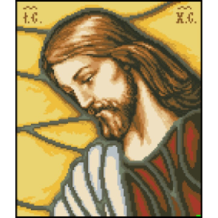 Fiul lui Dumnezeu - kit goblen cu diagrama color