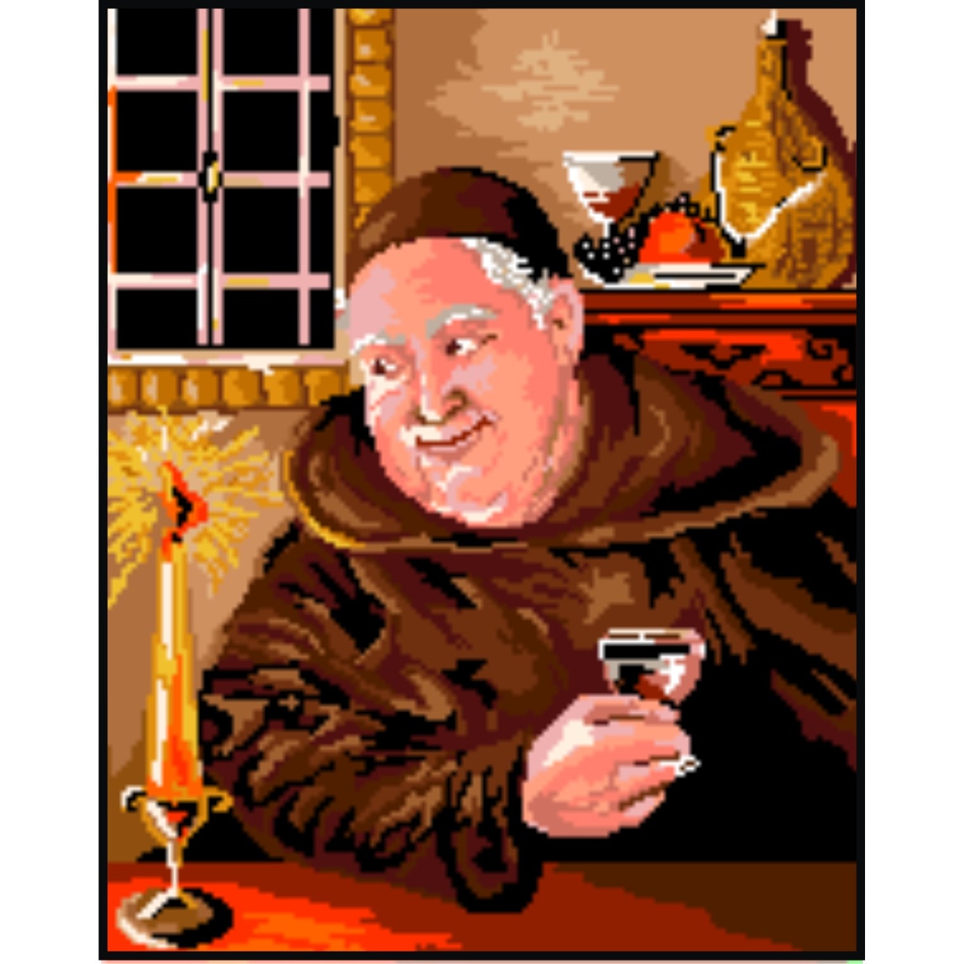 In vino veritas - kit goblen cu diagrama color