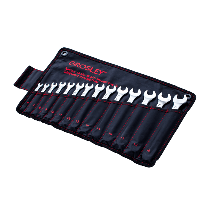 Set chei GROSLEY 6-19mm 14 piese (in sac rulant)