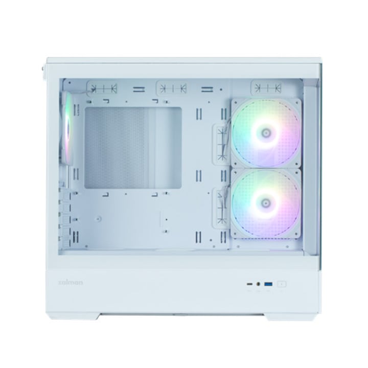 Кутия за компютър Zalman P30 White V2, бял