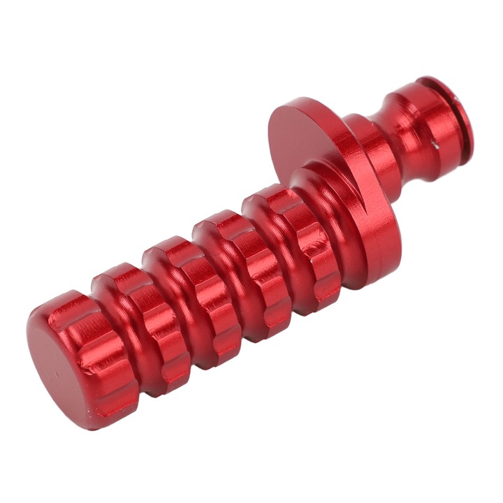 Pedala de frana din aliaj de aluminiu pentru motociclete Fokelyi, rosie, set de accesorii