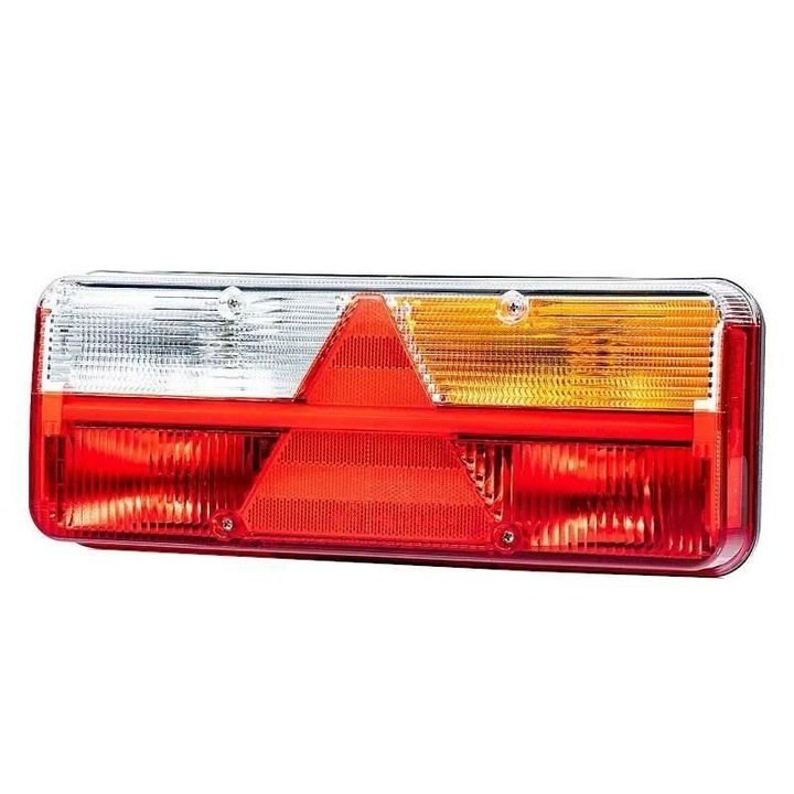 Lampa stop 400x153, 6 functii, bec, dreapta, mufa AMP, Kingpoint FT-500-26 Fristom