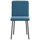 VidaXL 2 db kék bársony étkezőszék 4101196
