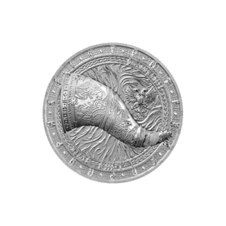 Moneda Argint Artefacts: Gjallarhorn 2024, 1 Oz, 31.1 g, puritate 999