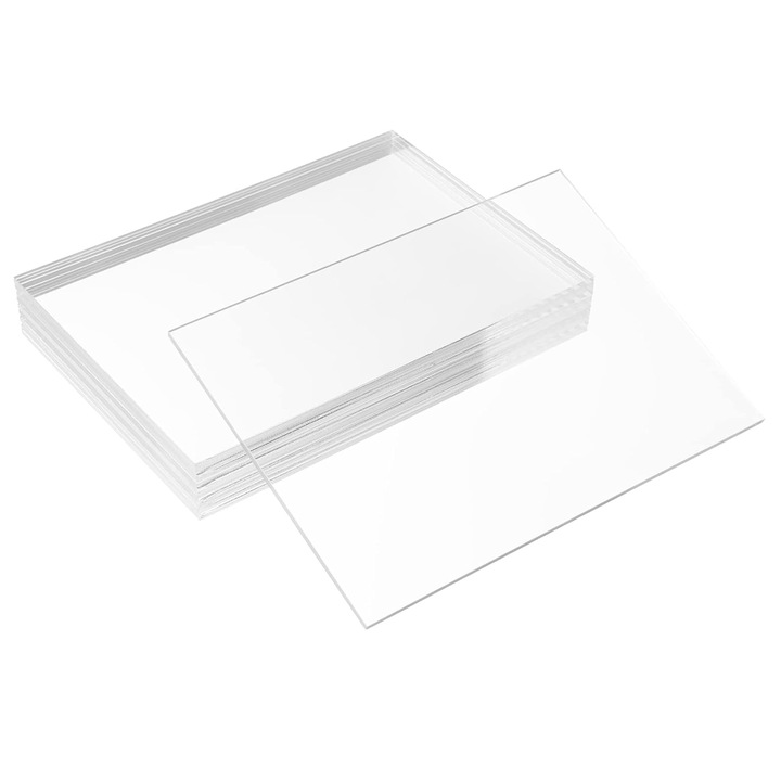 3 db PMMA akrillap készlet, stiplex, átlátszó, 3 mm, A3, 420 x 297 mm