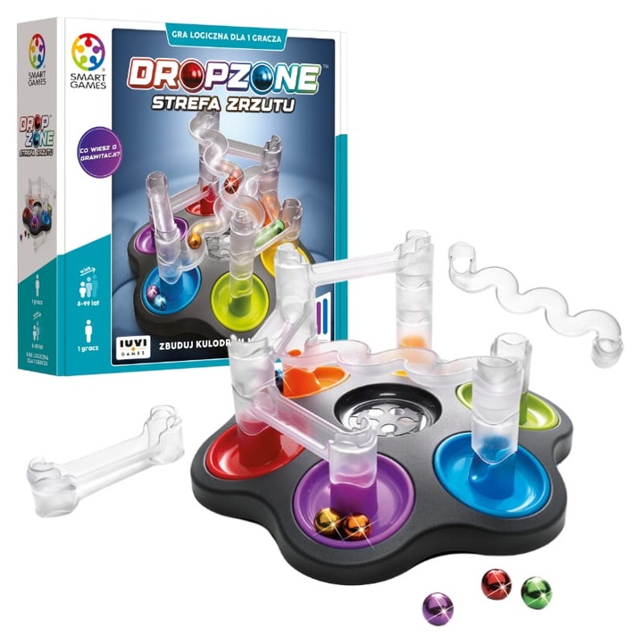 Drop Zone Joc, Smart Games, Joc De Puzzle, Multicolor