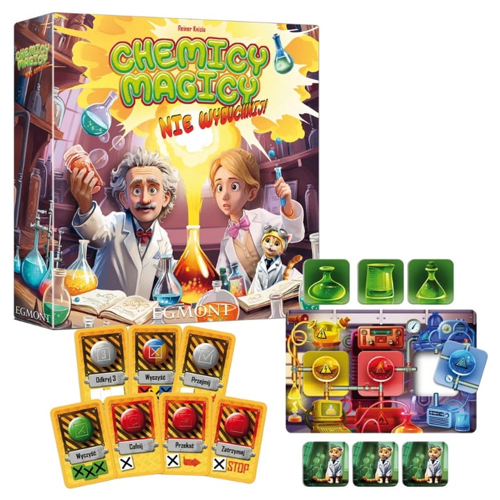 Chemists Magicians Társasjáték, Egmont, Stratégiai Játék, Többszínű