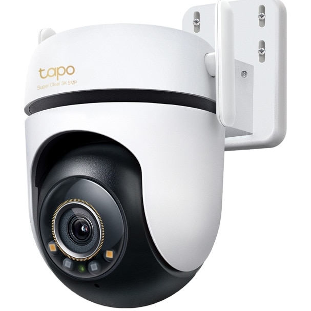 Camera de supraveghere Smart Wireless TP-Link Tapo C530WS Outdoor Pan/Tilt 360 grade, 5MP, 3K, 2880×1620, Starlight Color Night Vision, IP66, Two-Way Audio, Detectarea persoanelor, animalelor de casa si a masinilor, Alarma sonora