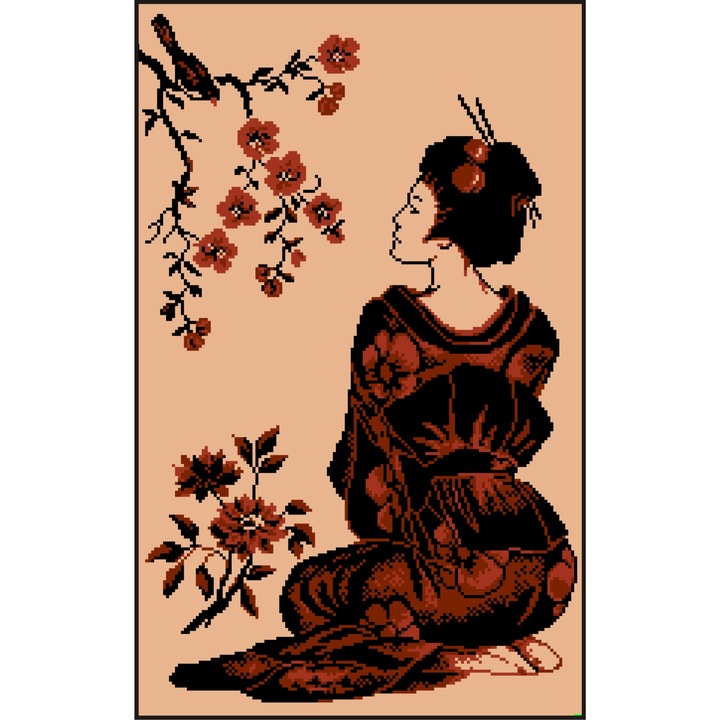 Visare - kit goblen cu panza imprimata