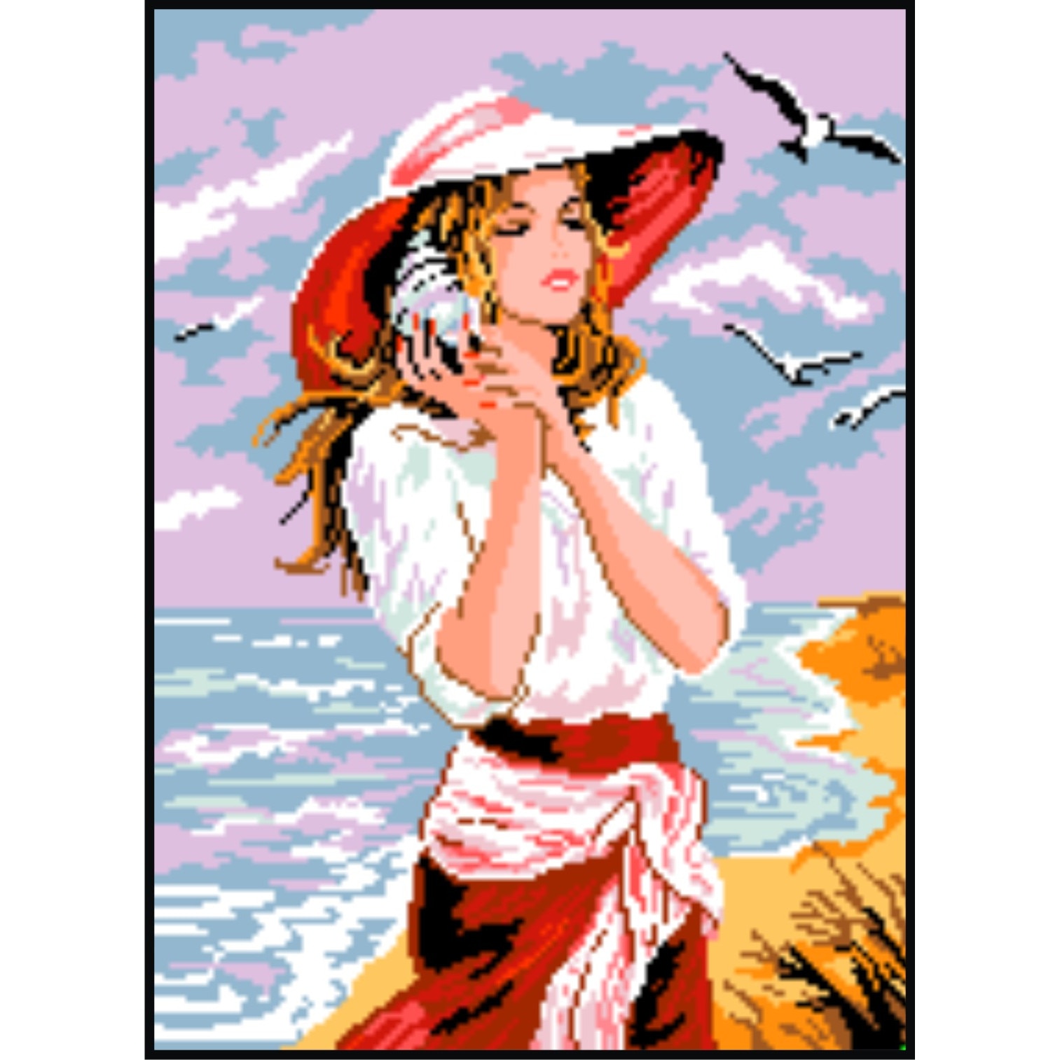 Jessica - kit goblen cu diagrama color