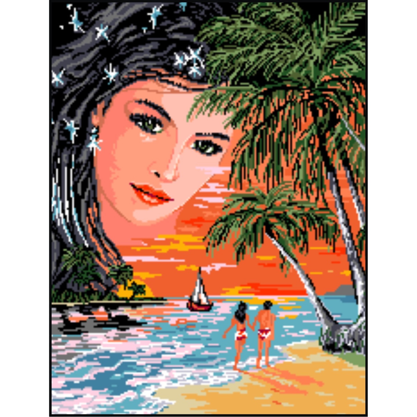 Vraja marii - kit goblen cu panza imprimata