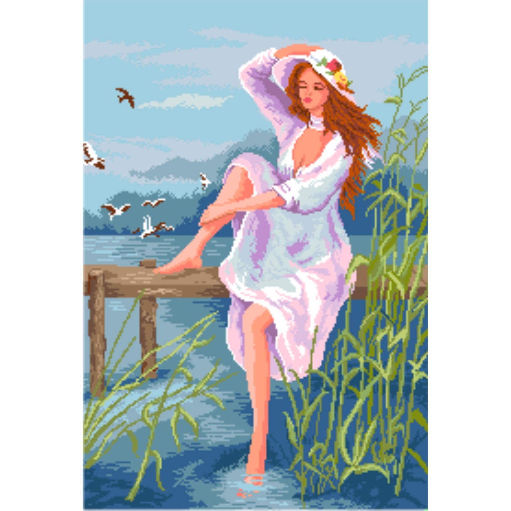 Amintiri - kit goblen cu diagrama color