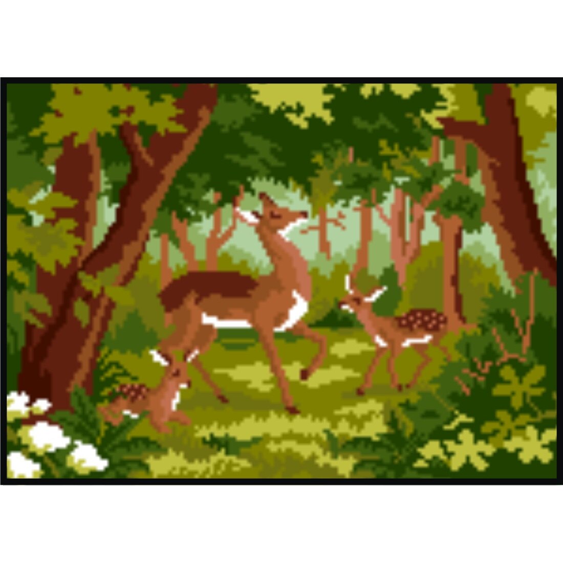 Bambi - kit goblen cu diagrama color